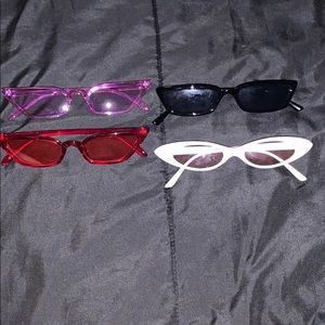 Bundle of cat eye sunglasses!!!
